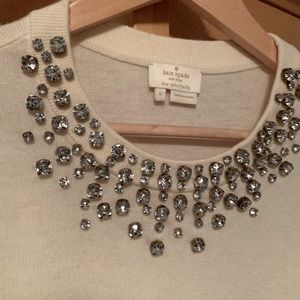 Kate Spade Jeweled Holiday Sweater